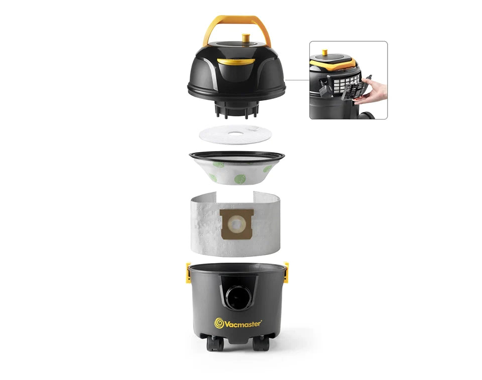Vacmaster 4 stadi di filtrazione D8