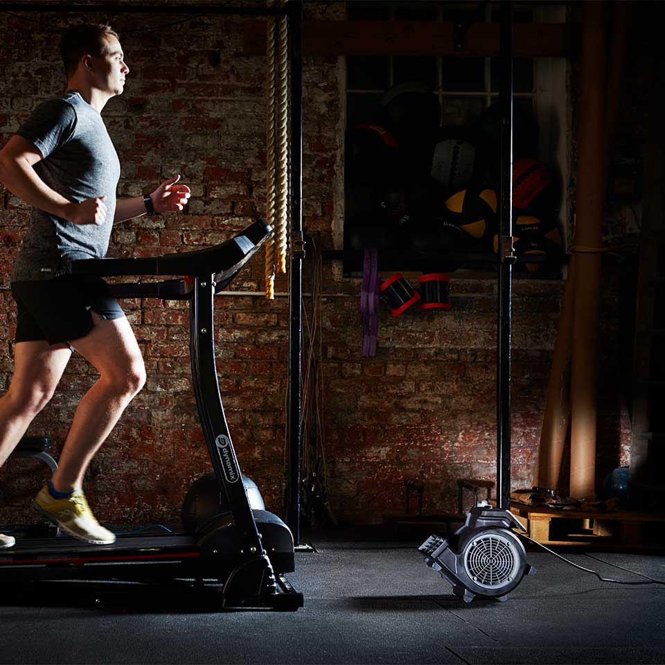 Ventilatore Cardio54 di Vacmaster per la corsa su tapis roulant