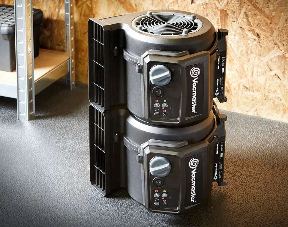Vacmaster Ventilatori impilati per l'archiviazione
