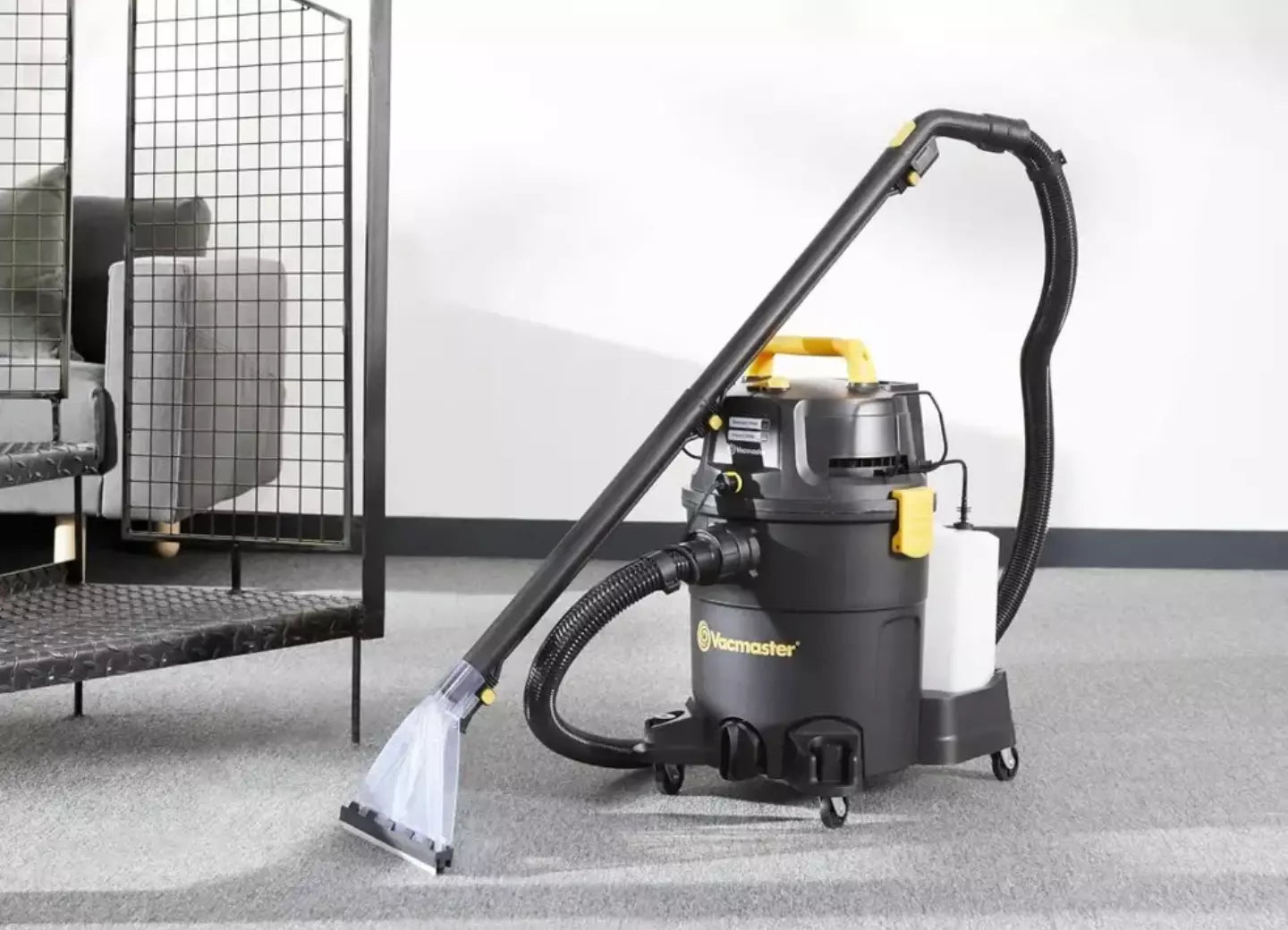 Is there a vacuum cleaner that also washes the carpet?