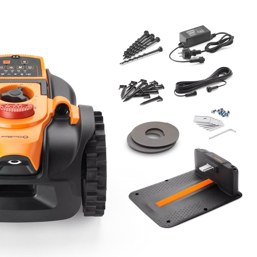 LawnMaster AMB16-400 | Cortacésped robótico con visión artificial y carga automática