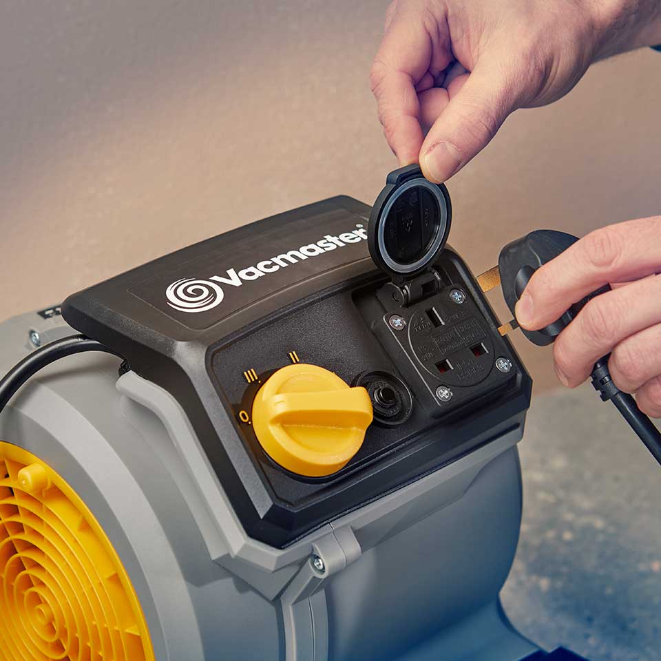 Vacmaster airmover integrierte Steckdose