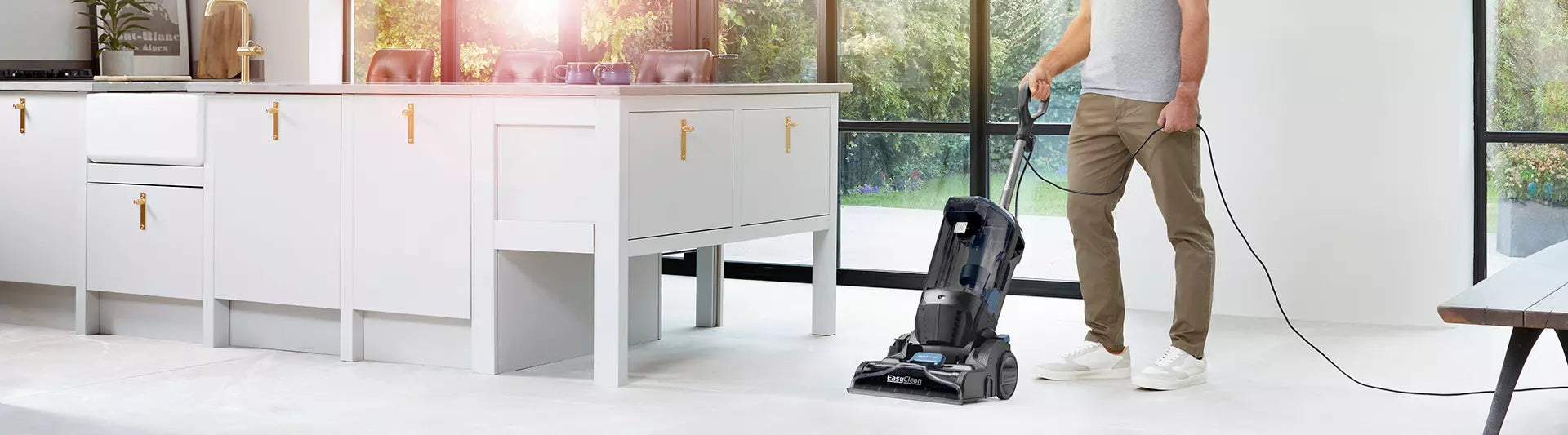 Banner Cura dei pavimenti e aspirapolvere Vacmaster