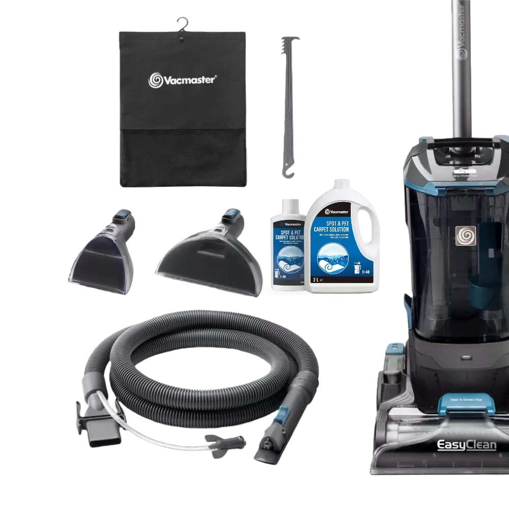 Vacmaster CA0701EU EasyClean Home Clean Kit | Mop Carpet Cleaner-with Spare Carpet Shampoo