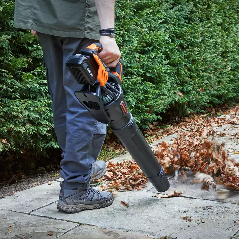 Soplador de hojas inalámbrico LawnMaster 24 V de Axial | Con batería