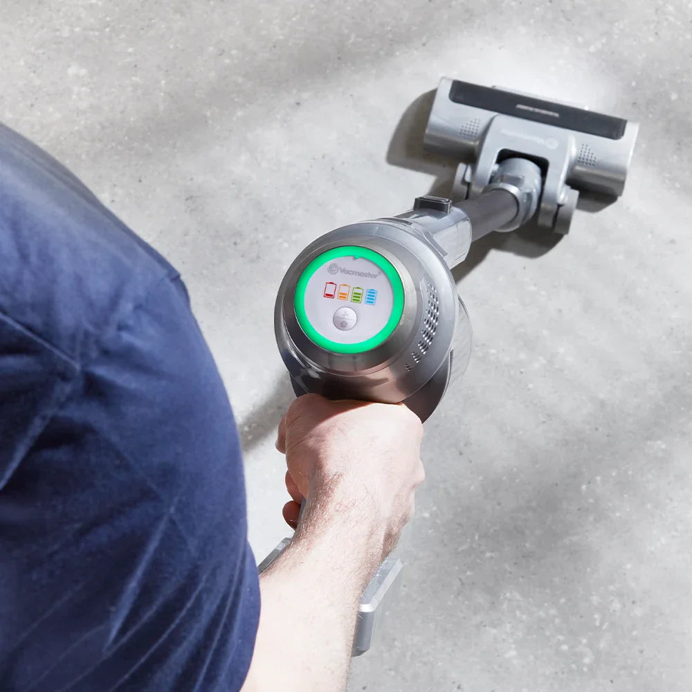 Vacmaster Orson cordless vacuum on a hard floor
