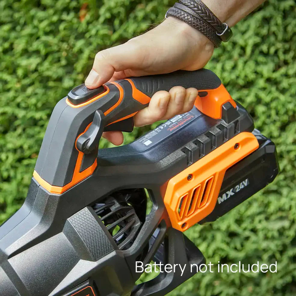 Soplador de hojas inalámbrico LawnMaster 24 V de Axial | Batería no incluida
