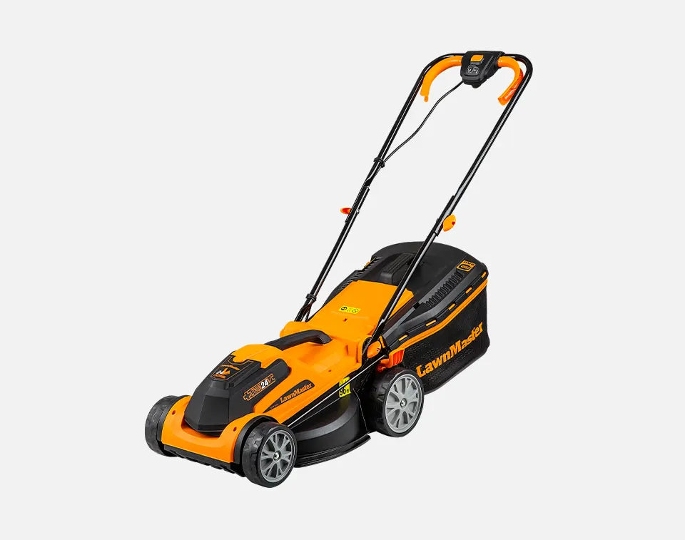 LawnMaster 34cm Schnurloser Rasenmäher