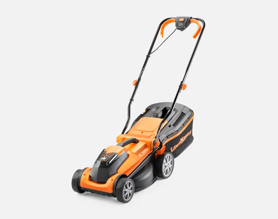 LawnMaster 34cm Schnurloser Mäher