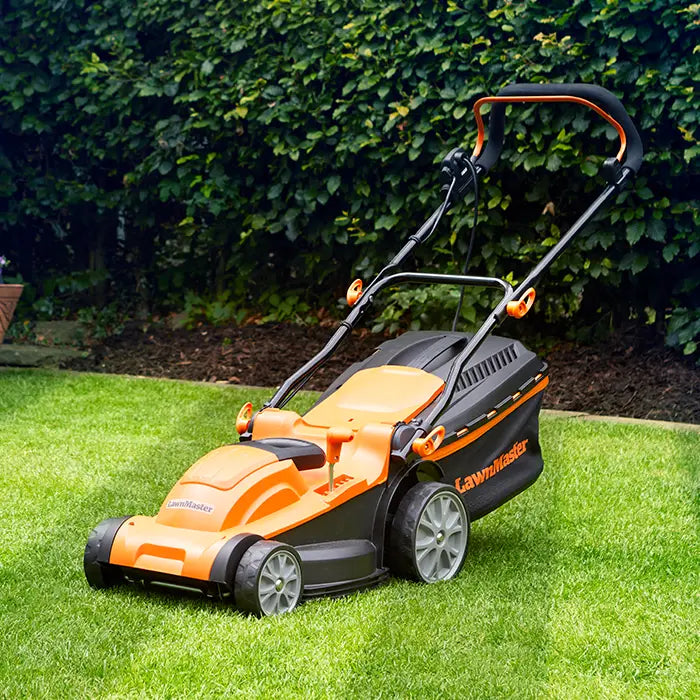 Leistungsstarker LawnMaster 37cm Elektro-Rasenmäher