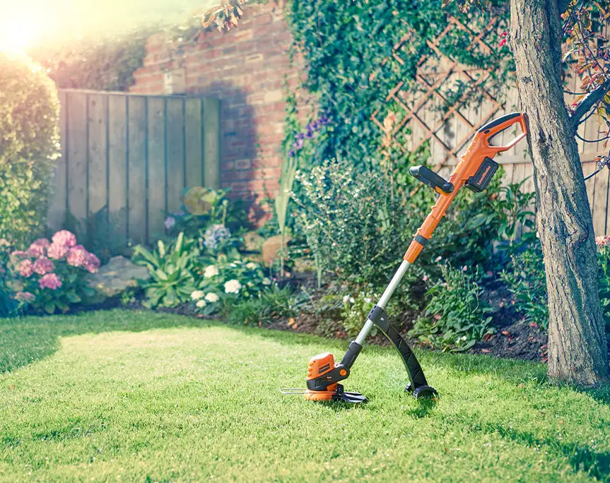 LawnMaster Schnurloser Rasentrimmer mit Garantie
