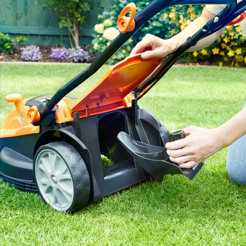LawnMaster Elektro-Rasenmäher Rotary 37cm 1600W mit Mulchstecker