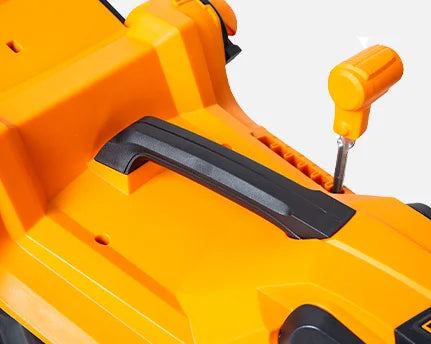 LawnMaster MX 24V 37cm Akku-Rasenmäher Tragebügel
