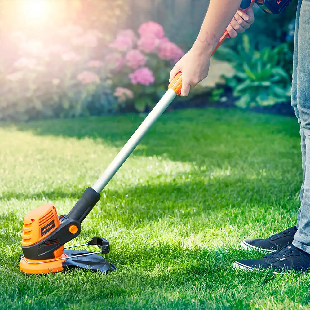 LawnMaster Cordless Grass Trimmer 24V CLGT2425S-03 Griffposition wird geändert