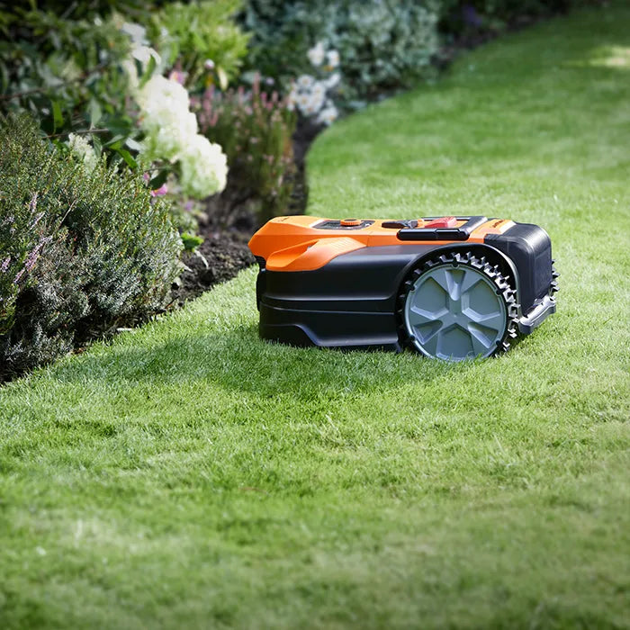 LawnMaster OcuMow 18 robot lawnmower safety and security