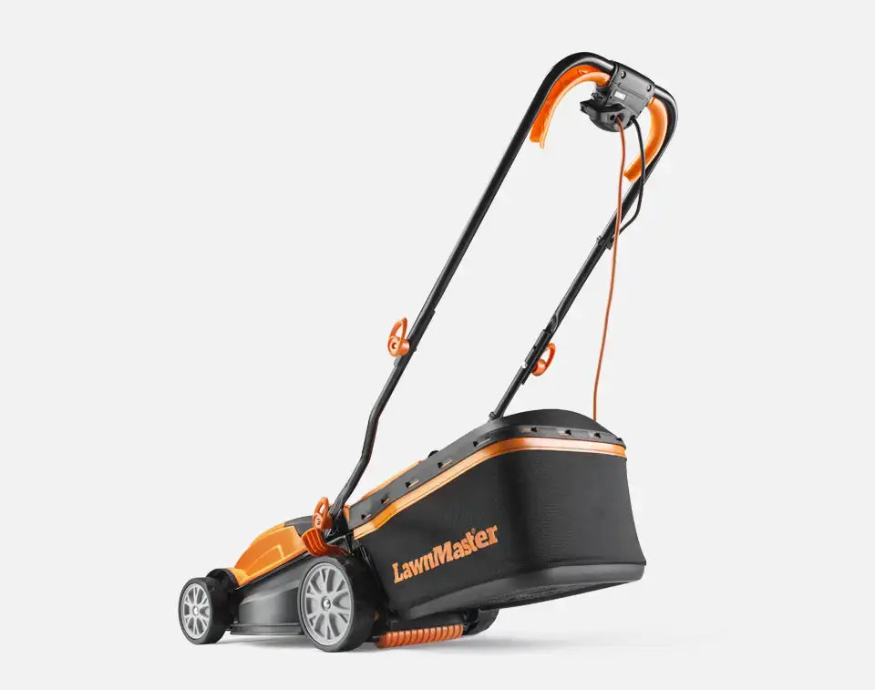 LawnMaster MEB1434M-01 34cm electric lawnmower air collect system