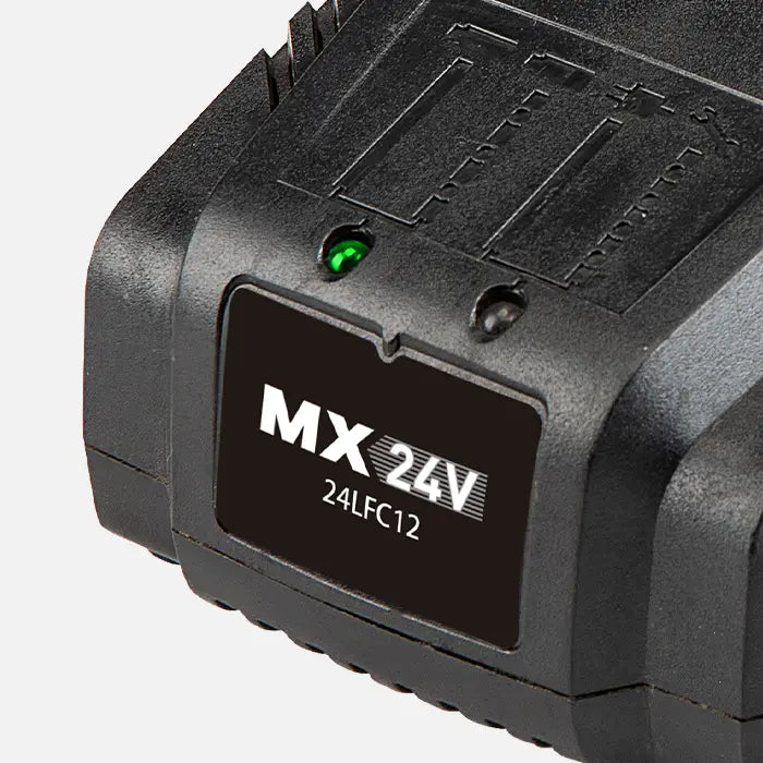 LawnMaster MX 24V Schnellladegerät-Anzeige