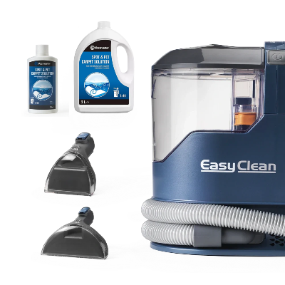 Vacmaster EasyClean Rapid Clean Kit | Carpet Spot Cleaner-with Spare Carpet Shampoo