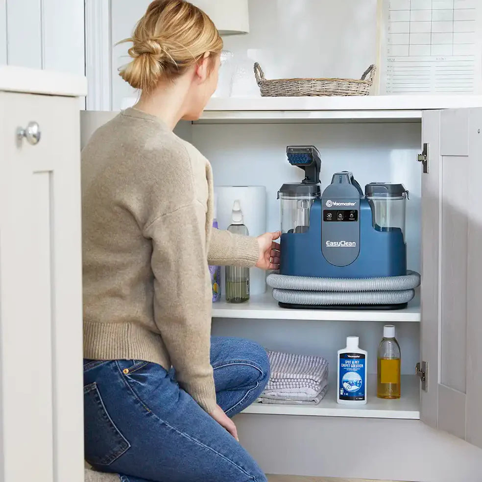 Vacmaster 03 EasyClean Thermo Carpet Spot Cleaner compact à ranger