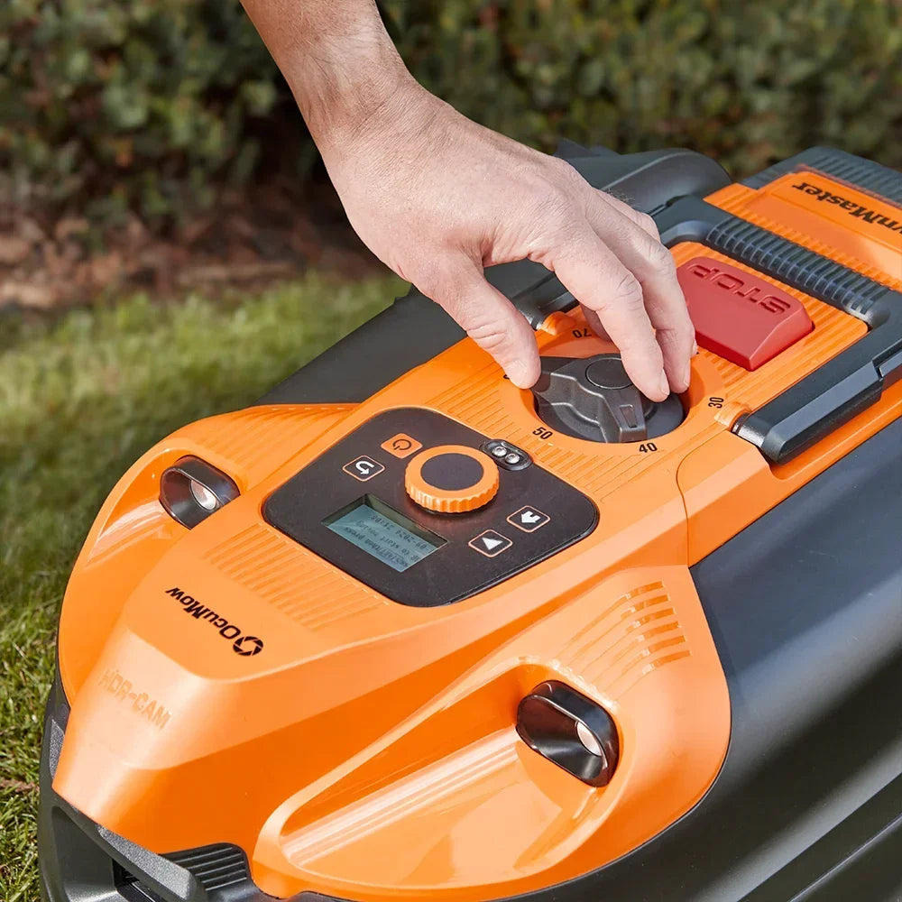 LawnMaster OcuMow18 Robot Mower Cutting Height Adjust