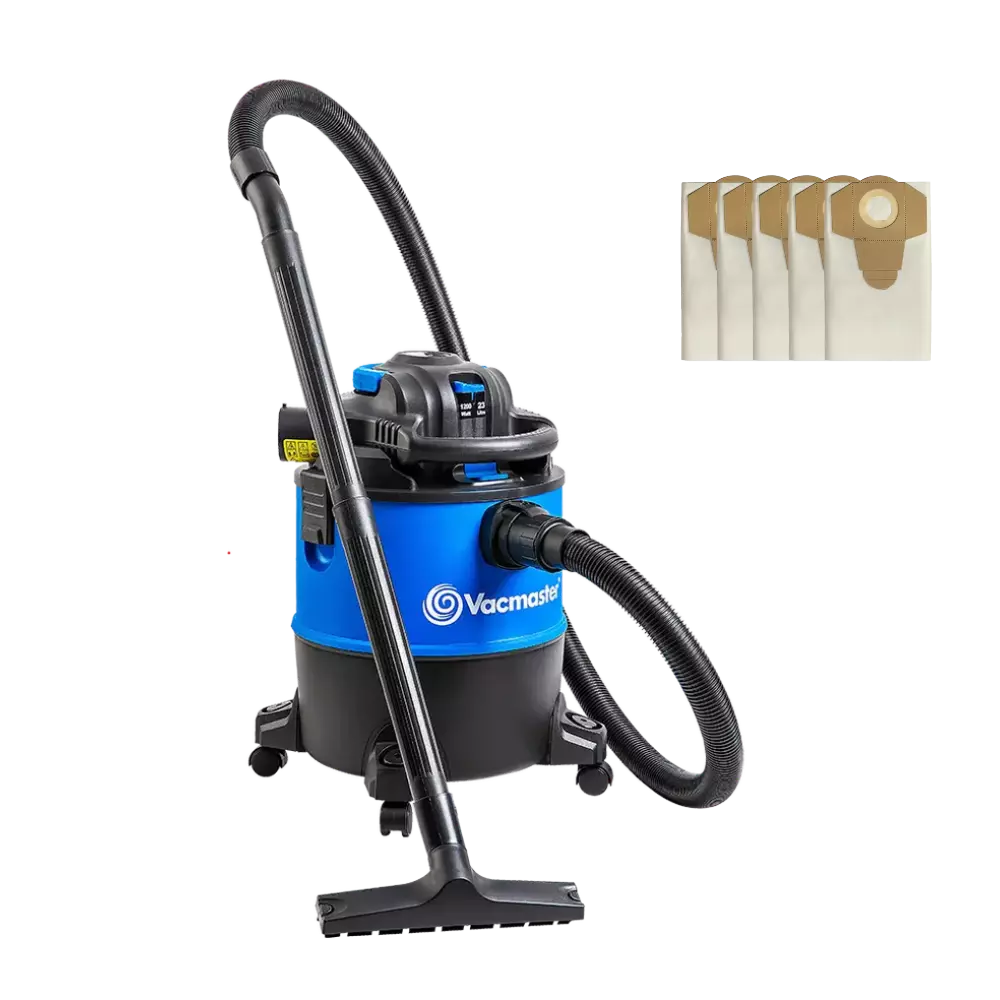 Vacmaster 2-in-1 Wet & Dry Vacuum Cleaner Bag Kit| Garden & Artificial Grass Vacuum Cleaner with Detachable Leaf Blower-with Spare Dust Bags X 5