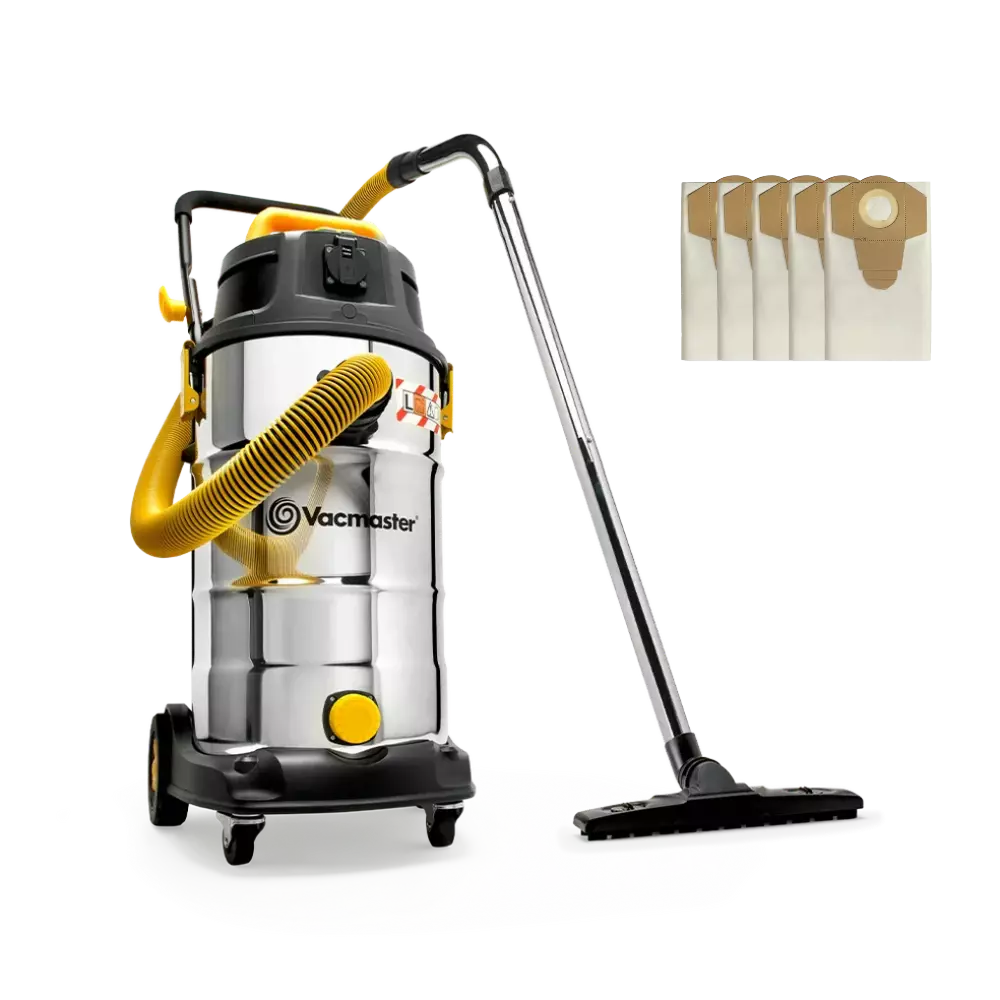Vacmaster WD L38 Bag Kit |240V Dust Extractor-with Spare Dust Bags X 5