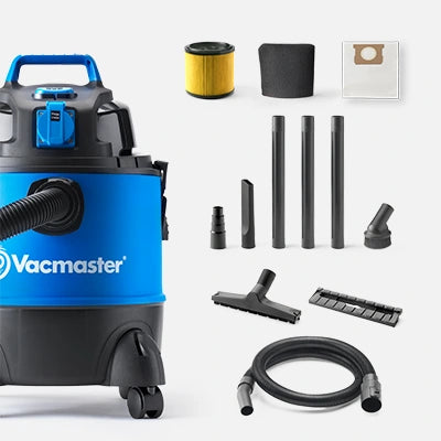 Wet and Dry Vacuum Cleaner cleaning Vacmaster VQ1220PFC In the box