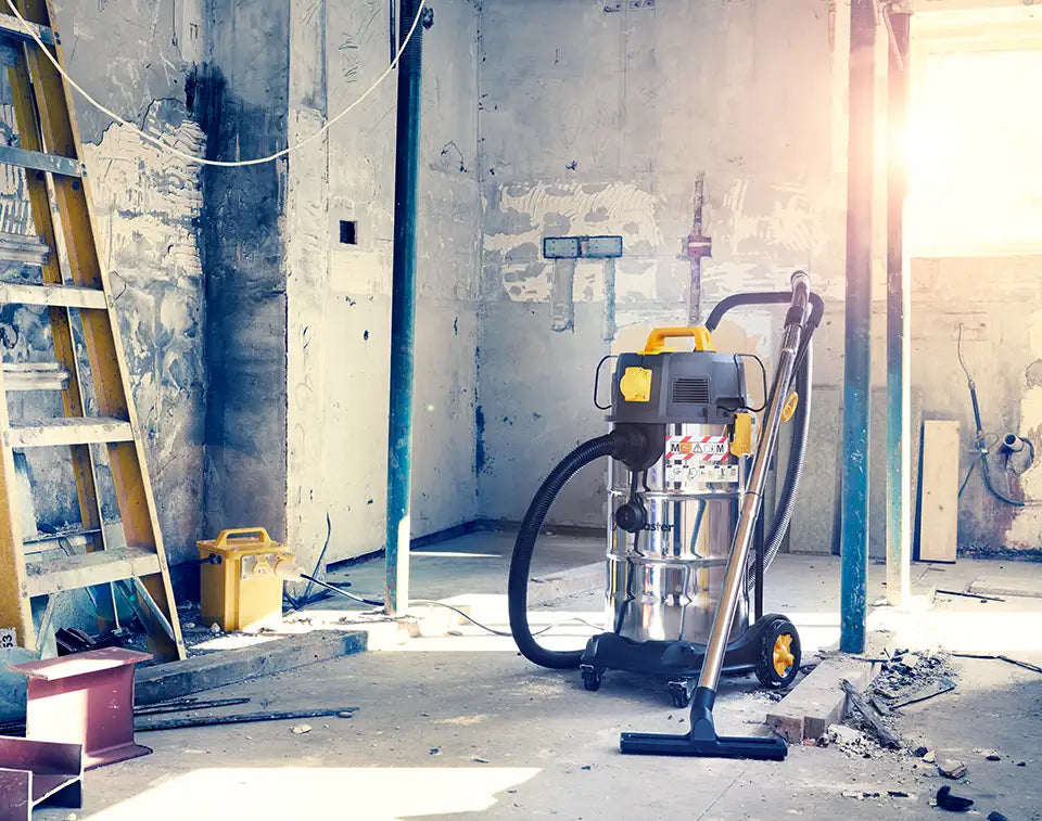 Vacmaster DUst Absaugung auf der Baustelle
