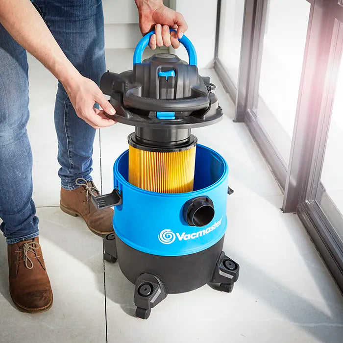 vacmaster wet dry vacuum 2-in-1 operating without dust bag 