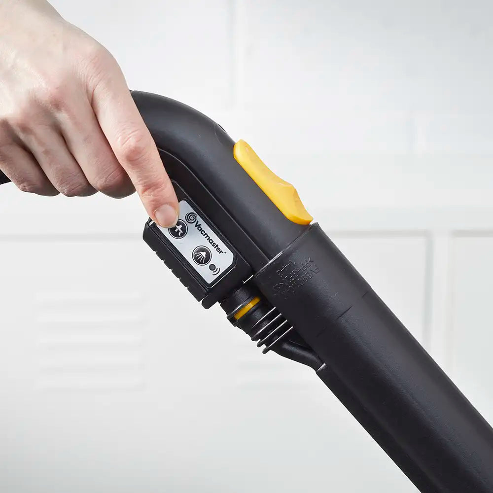 Wet dry vacuum cleaner and carpet washer remote control handle for switching from vacuum to wash mode VK1323PWR-03